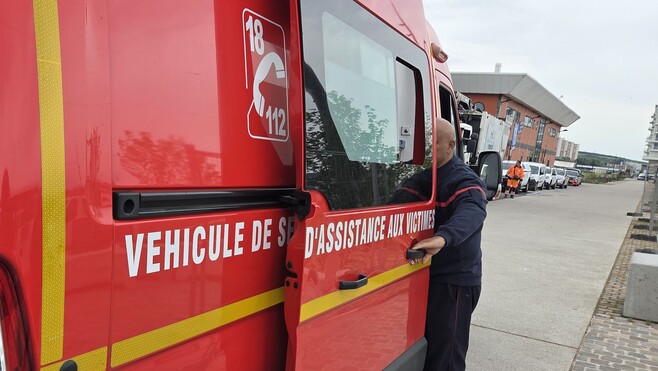 Outreau : un motard grièvement blessé après avoir percuté un candélabre, évacué par hélicoptère