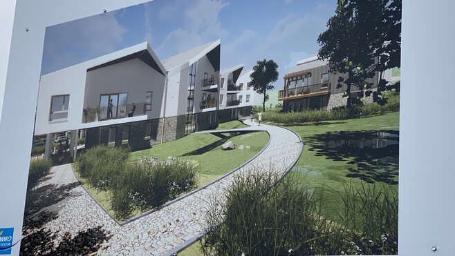 Sangatte-Blériot-Plage : le chantier de construction du Domaine de la Plage et de ses 77 appartements de standing débute enfin.