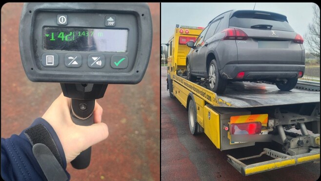 A Zuydcoote, un conducteur contrôlé à 142 km/h sur une route limitée à 80 ! 