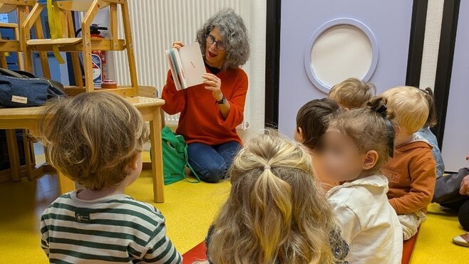 Semaine de la petite enfance : l'autrice Corinne Dreyfuss à la rencontre des tout-petits à Calais