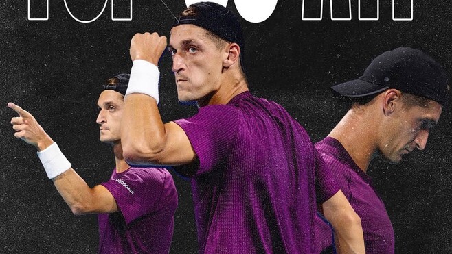 Tennis : Le Boulonnais Térence Atmane devient 44e joueur mondial !