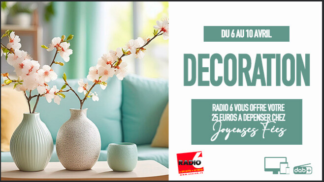 Radio 6 vous offre 25€ à dépenser chez Joyeuses Fées