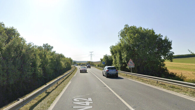 RN 42 : attention aux travaux entre Le Wast et Alincthun à partir d'aujourd'hui jusqu'au 17 avril