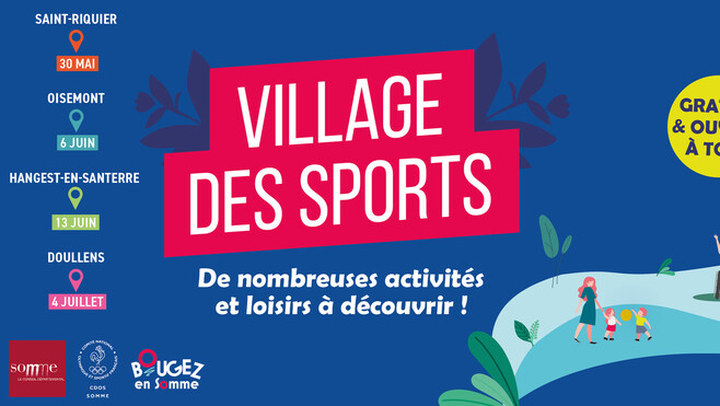 Le Village des Sports revient dans la Somme : voici les 4 communes qui vont accueillir l’événement gratuit du Département