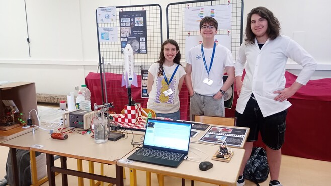 Des élèves du Collège République de Calais ont représenté l’académie lors de la finale du concours Concours C.Génial.