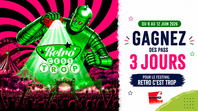 Gagnez votre pass 3 jours pour le festival RETRO C'EST TROP