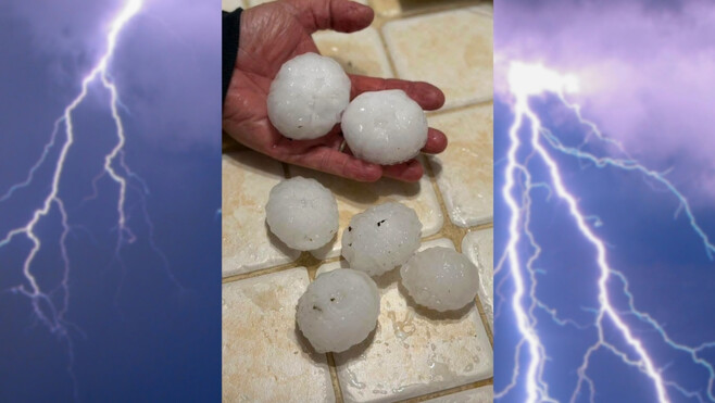 Violents orages dans la Somme : des grêlons gros comme des balles de golf et de nombreux dégâts