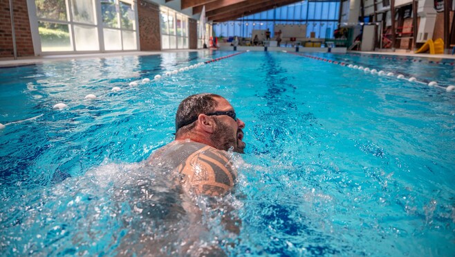 Gravelines : Christian Delobelle tente un record du monde de natation