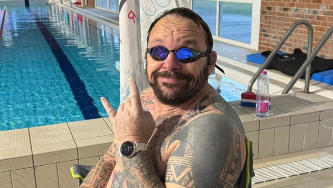 Gravelines : Christian Delobelle bat le record du monde de la plus longue nage en bassin de 25 mètres