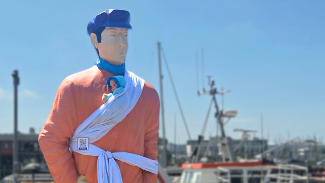Boulonnais: pourquoi des statues d’hommes portent des bébés ce mercredi ?