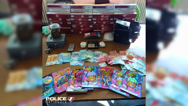 Le Portel : un point de deal démantelé, 220 grammes de cocaïne et 1 600 euros saisis
