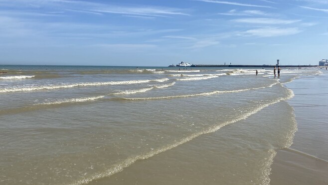 La baignade interdite temporairement à Calais la plage ! 