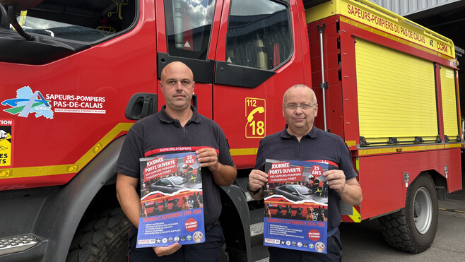 Le centre d'incendie et de secours d'Hesdin-la-Forêt fête son quart de siècle !