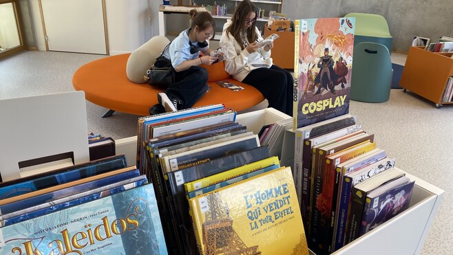 La médiathèque du Fort-Nieulay inaugurée… déjà plus de 2 000 passages en une semaine !