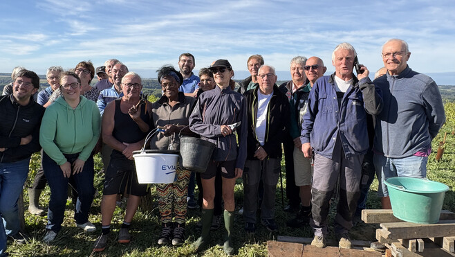 Eaucourt-sur-Somme a fait sa première vendange !