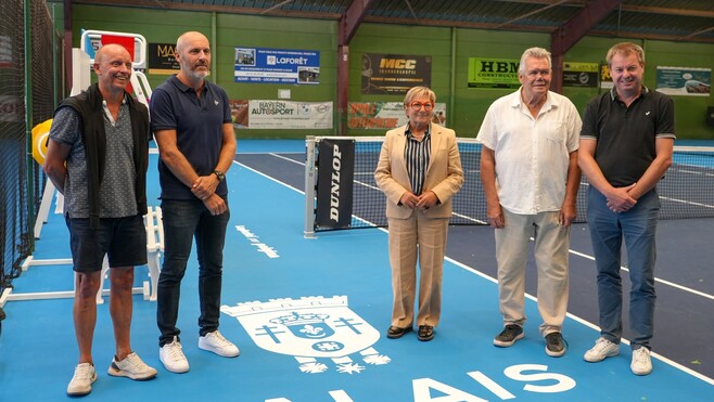Le Sporting Tennis Club de Calais retrouve des terrains couverts tout neufs
