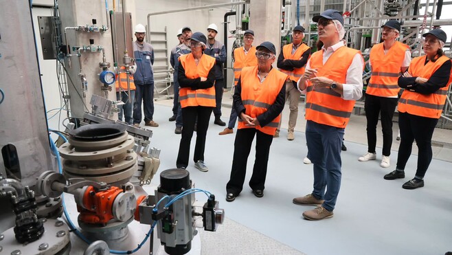 Calais : la nouvelle unité de production Dunopale a été inaugurée chez INTEROR