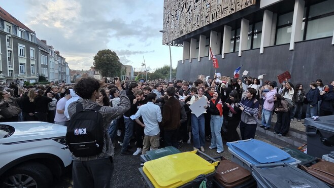 Blocus à Mariette, Branly et Cazin, 2 jeunes blessés : la contestation lycéenne gagne le Boulonnais