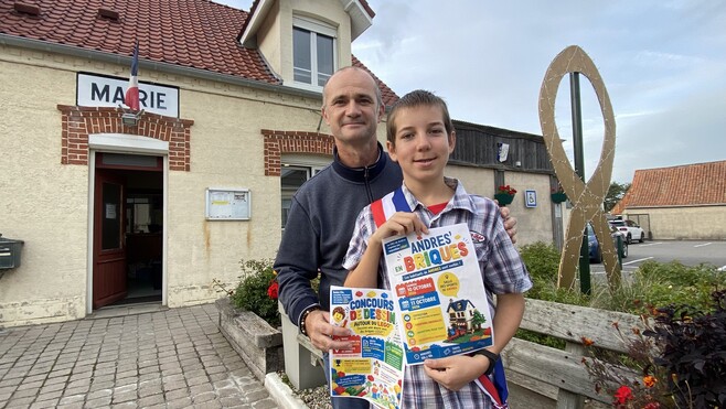 Andres : une exposition « Andres’en Briques » organisée par de très jeunes élus de 13 ans.