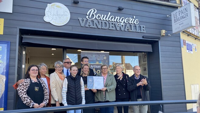 Zutkerque : la boulangerie-pâtisserie Vandewalle certifiée Artisan en Or !
