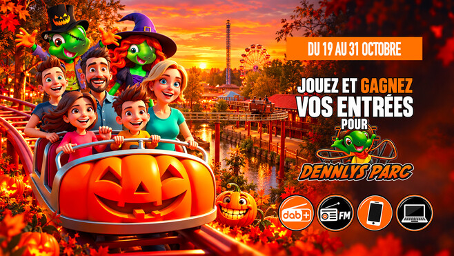 « Halloween Frissons » : Radio 6 vous invite à Dennlys Parc !