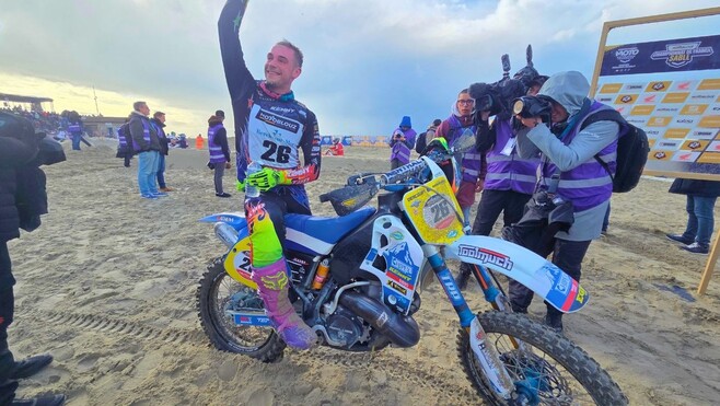 Beach-Cross de Berck : Nicolas Dercourt remporte le Vintage devant Adrien Van Beveren, un triplé Honda !