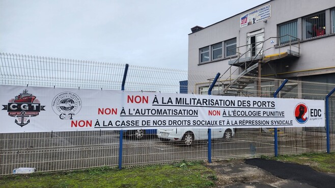 A Boulogne, Calais et Dunkerque, les travailleurs portuaires mobilisés contre la militarisation des ports et pour la défense de l’emploi