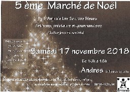 MARCHE DE NOEL LE 17 NOVEMBRE - ANDRES