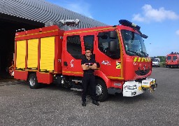 Rencontre avec le nouveau chef de centre d’incendie et de secours de Calais