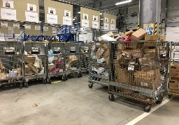 13 000 colis par jour sont traités par la Poste à Marquise !