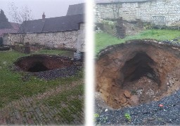 Le sol s'effondre dans le jardin d'une association près d'Arras