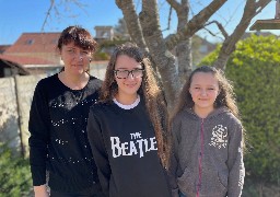 Ukraine: une maman et ses deux filles accueillies chez un couple de Berckois