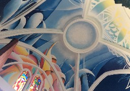 Calais : une superbe fresque a fait son apparition dans l’église Saint-Pierre