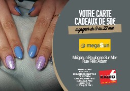 Radio 6 et Mégasun à Boulogne Sur Mer vous offrent 50€ à dépenser en boutique.