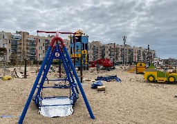 A Calais, une nouvelle aire de jeux est en train de voir le jour sur le front de mer