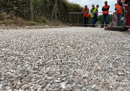 Montreuillois: du béton drainant à base de coquilles Saint Jacques utilisé pour la véloroute