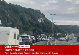 Files de bouchons à Douvres: le port britannique accuse les autorités françaises d'impréparation, la préfecture réagit