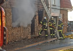 Une maison détruite par un incendie à Grand-Fort-Philippe.