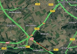 Un mort dans un violent accident sur l'A26 samedi matin.