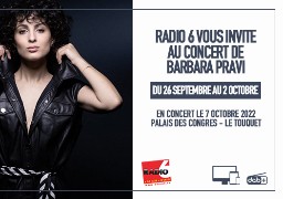 2 invitations pour le concert de Barbara Pravi à gagner avec Radio 6
