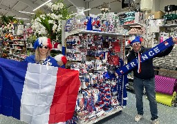 Demi-finale des Bleus: on s'attend à un regain de fréquentation dans les magasins de décoration festives