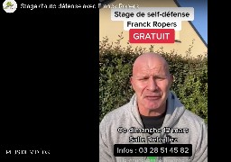 Coudekerque-Branche: la star des réseaux sociaux, Franck Ropers, va animer un cours de self-défense 