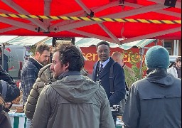 A Berck, le tournage d'un film avec Ahmed Sylla a attiré les curieux
