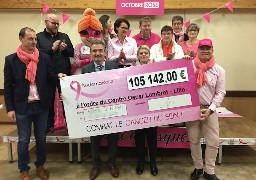 Nordausques : 105 142€ remis au centre Oscar Lambret pour la recherche contre le cancer du sein