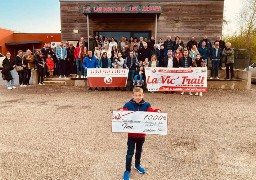 Un chèque de 7000€ remis à l'association Marck Tom Souffle
