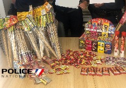 Touquet: des artifices saisis par la police, lundi, sur le marché
