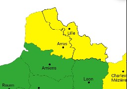 Le Nord et le Pas-de-Calais en vigilance jaune pluie-inondation ce jeudi matin