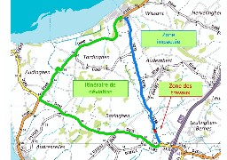 La RD238 entre Leulinghen-Berne et Wissant coupée durant trois semaines.