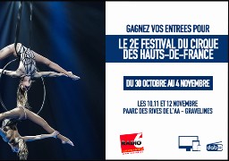 JEU WEB - Radio 6 vous invite au 2e festival du cirque international des Hauts-de-France