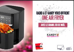 Grand jeu de noël - Gagnez une machine Air Fryer avec Kandy
